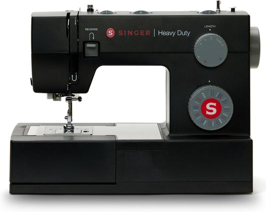 Singer Heavy Duty 4432 Limited Black Edition Sewing Machine - 32 stitch patterns, 60% stronger and over 30% faster, 32 stitch patterns, overlocking and stretch stitch - Please allow 1 to 2 weeks for delivery of this item