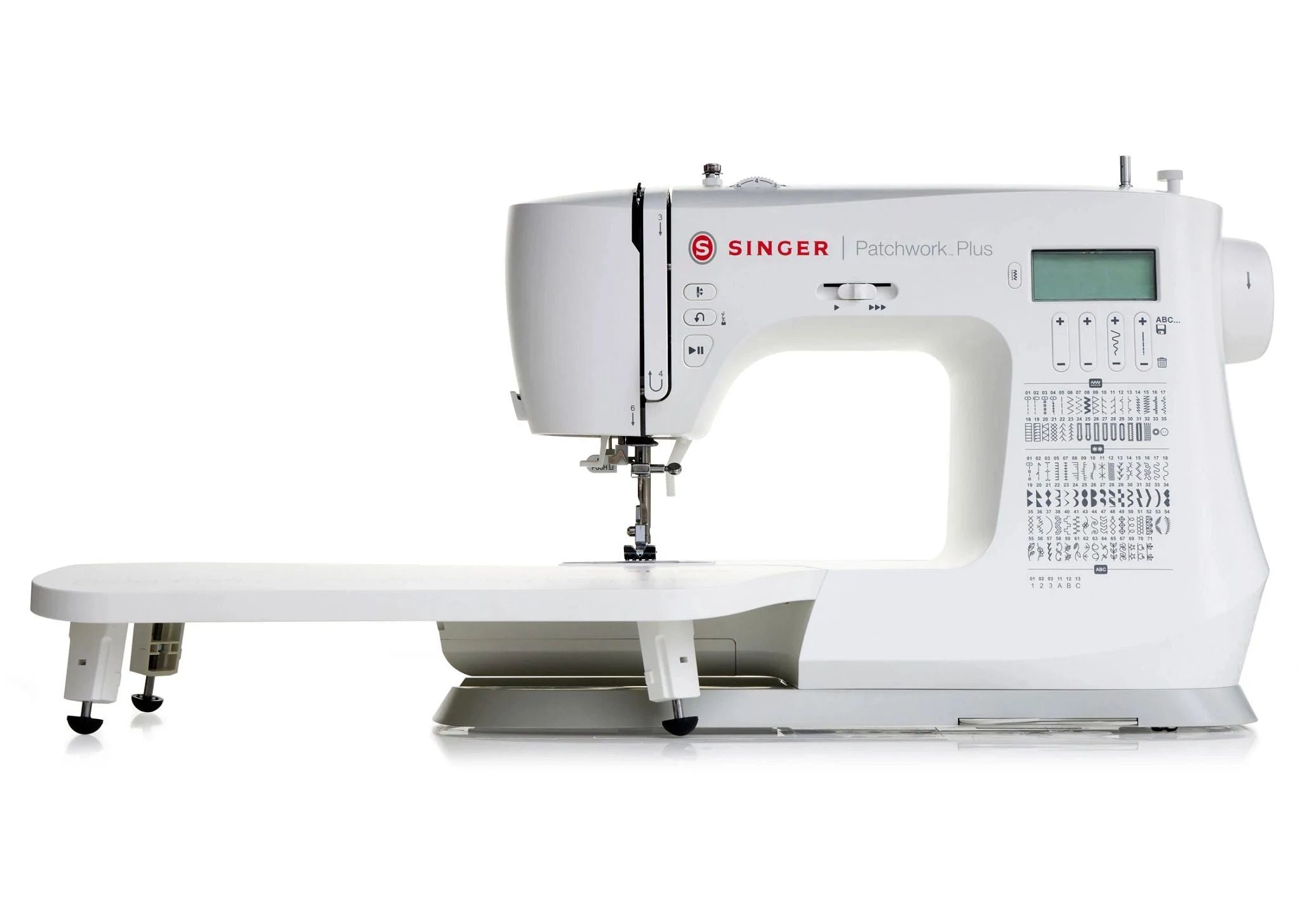 Singer Patchwork Plus C5985Q Sewing Machine - 200 stitch patterns with letters and numbers