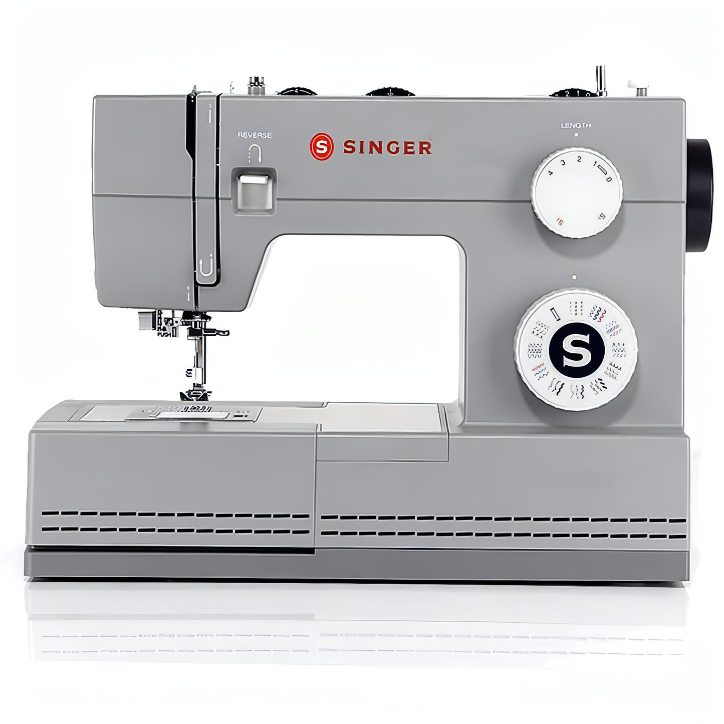 Singer Heavy Duty 4423 Sewing Machine - latest 2024 model with dual pulley system for maximum penetration power