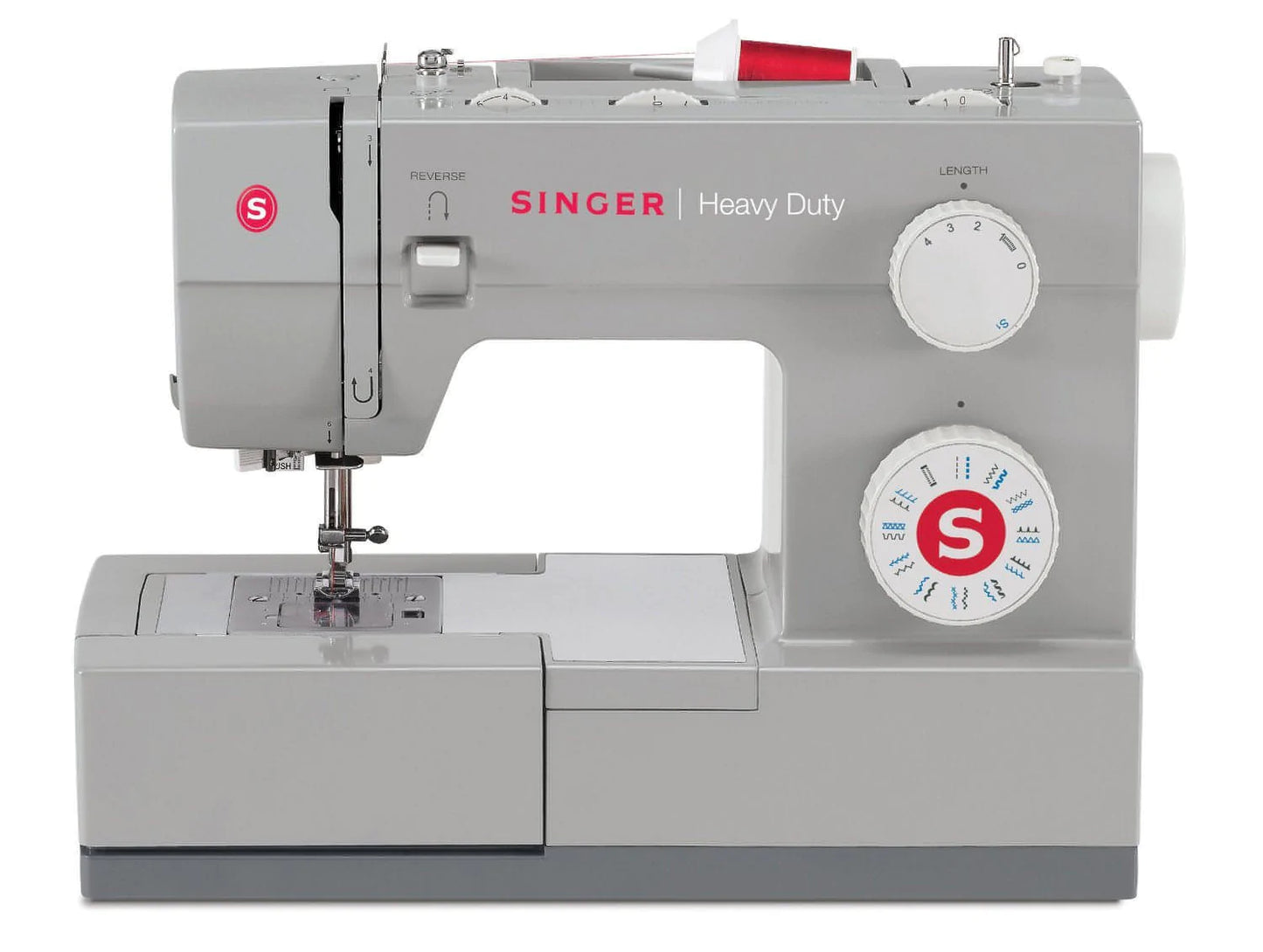 Singer Heavy Duty 4423 Sewing Machine * FREE Upgrade to new 5523 edition at no extra cost * Latest 2024 model with dual pulley system for maximum penetration power