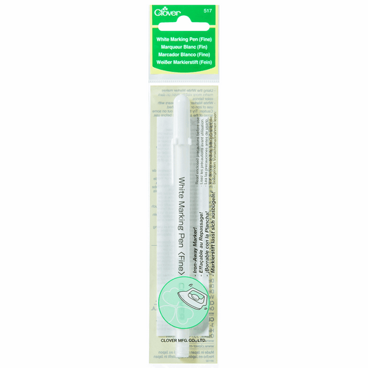Fine White Fabric Marker Pen