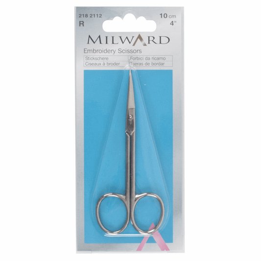 Milward Curved Embroidery Scissors 10cm