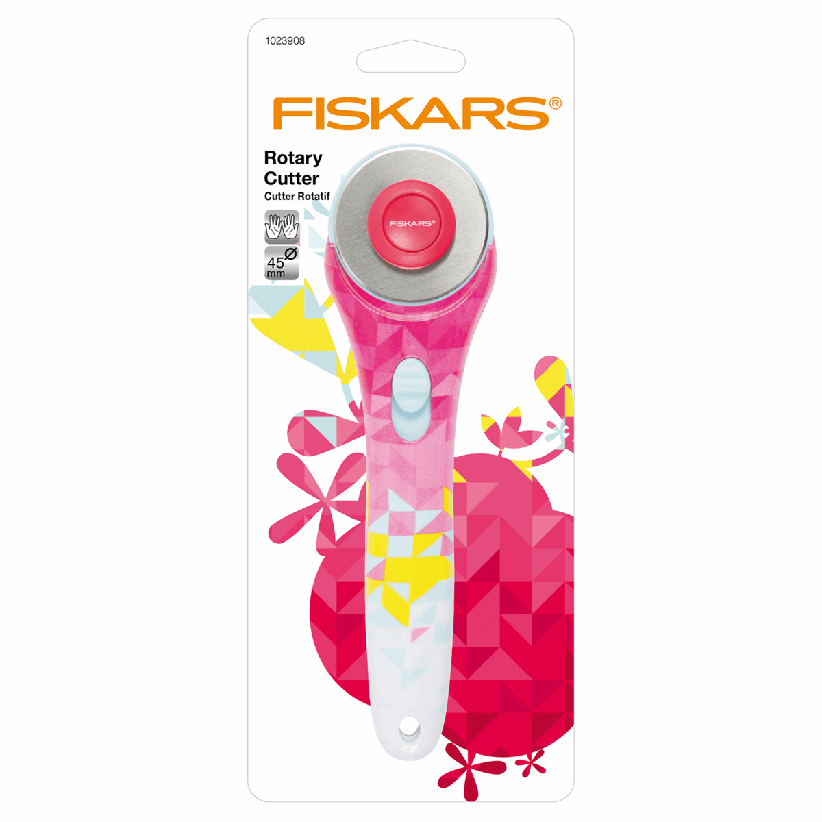Fiskars Rotary Cutter Fashion Stick - Geometric 45mm