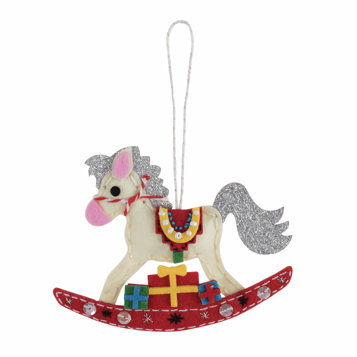Felt Decoration Kit: Christmas: Rocking Horse