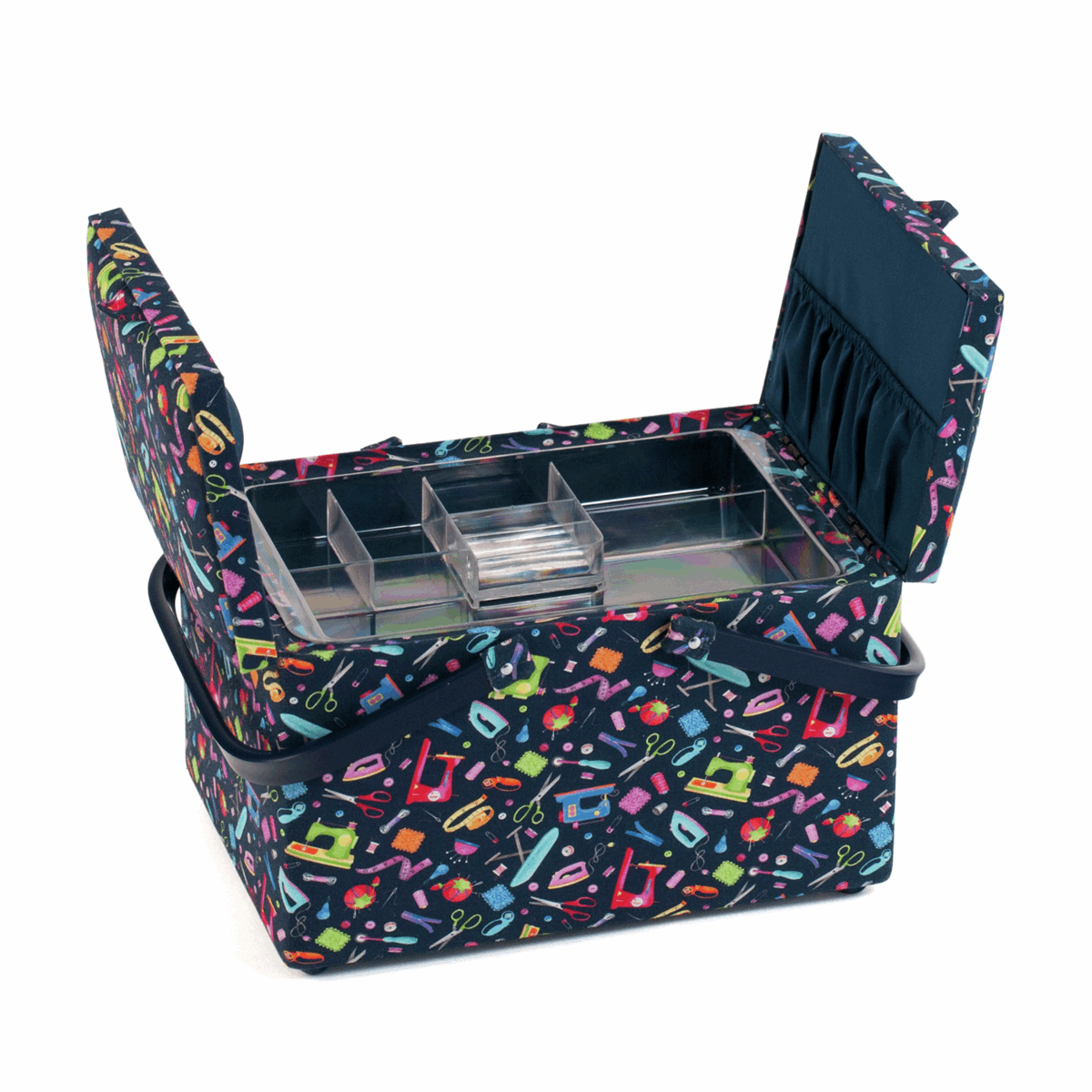 Mini Sew Machines Twin-Lidded Sewing Box - Large