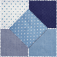 Fat Quarter Pack - Cotton Linen - Blue (5 Pieces)