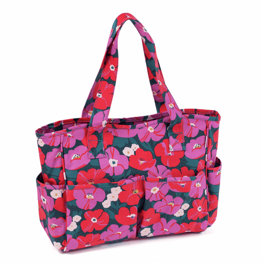 Deluxe Craft Bag - Modern Floral (Matt PVC)