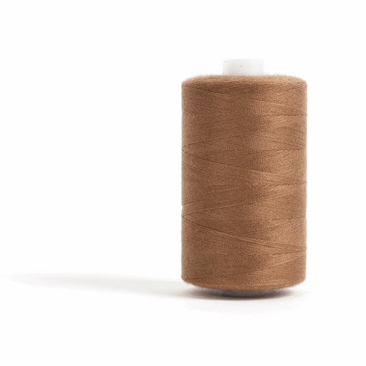 Thread 1000m Extra Large - Brown - for Sewing and Overlocking