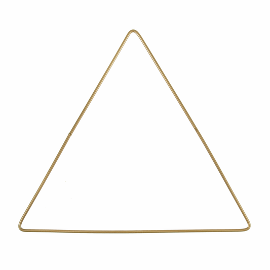 Trimits Gold Metal Triangle Craft Hoop - 20cm
