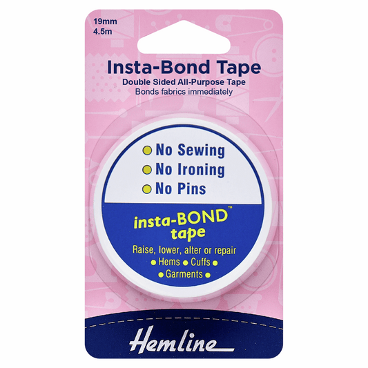 Hemline Insta-Bond Tape - 4.5m x 19mm