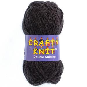 Essential Knitting Yarn - Black (Shade 381