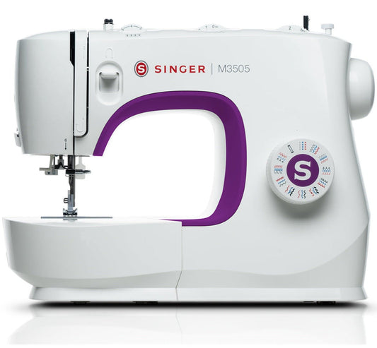 Singer M3505 Sewing Machine - Auto threader, 32 stitch patterns, overlocking and stretch stitches