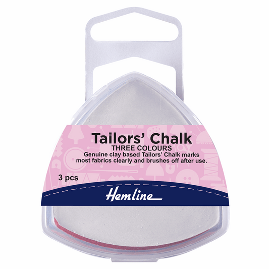 Tailors Chalk Assorted Colours Triangle Pack of 3