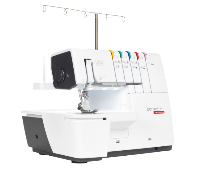 bernette by BERNINA Airlock b68 Pro Series Automatic Air Threading 5 thread Overlocker and Coverstitch combination machine