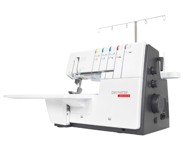 bernette by BERNINA Airlock b68 Pro Series Automatic Air Threading 5 thread Overlocker and Coverstitch combination machine