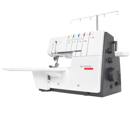 bernette by BERNINA Airlock b68 Pro Series Automatic Air Threading 5 thread Overlocker and Coverstitch combination machine - Ex Display