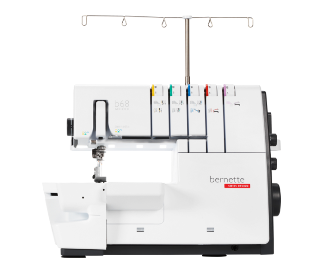 bernette by BERNINA Airlock b68 Pro Series Automatic Air Threading 5 thread Overlocker and Coverstitch combination machine