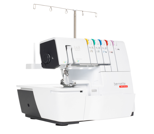 bernette by BERNINA Airlock b68 Pro Series Automatic Air Threading 5 thread Overlocker and Coverstitch combination machine