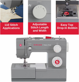 Singer Heavy Duty 4432 Sewing Machine - top spec, 60% stronger and over 30% faster, 32 stitch patterns, overlocking and stretch stitch - Free upgrade to denim edition with 9 extra accessories at no extra cost