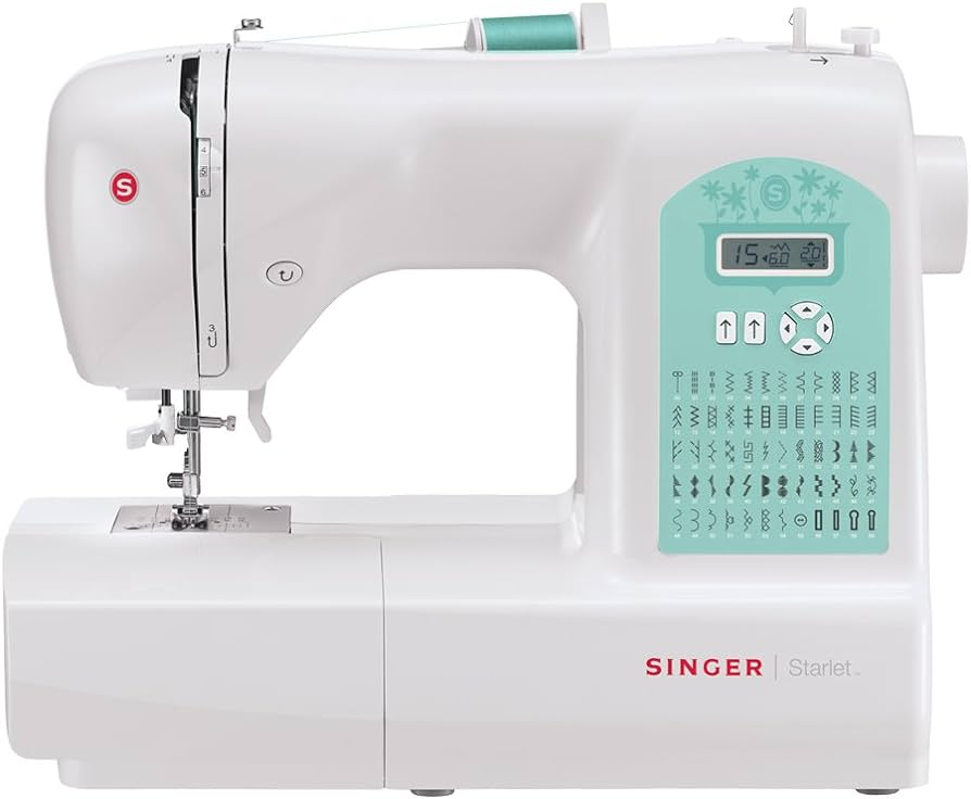 Singer Starlet 60 Quilt Edition including Extension Table and Walking Foot worth £99 - Heavy Duty with 60 stitch patterns - Sewing from Silk to Leather