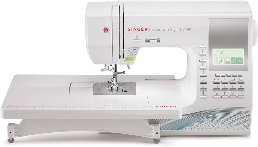 Singer Quantum Stylist 9960 Sewing Machine with Auto thread cutter - FREE Upgrade option to 9985 at no extra cost