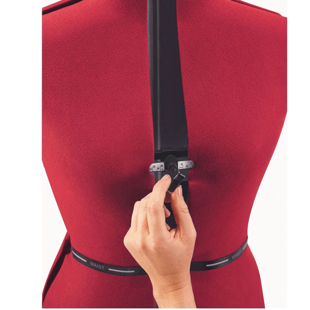 Singer DressWork Adjustable Dress form Small to Medium - Red - Dress size: 8-16 - 14 adjustments