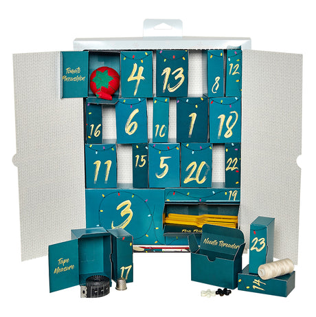 Hemline Grotto Sewing themed Advent Calendar - 2023 Design