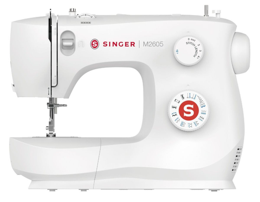 Singer MasterStitch 26 Sewing Machine - with Stitch Length, ZigZag width control and Stretch stitches - Ex Display (B grade may show signs of use or cosmetic marks)