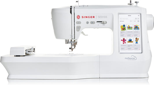 Singer SE9185 Sewing, Quilting and Embroidery machine with WIFI, colour touchscreen. Ex Display / Ex Demo machine
