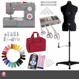 Singer Sewing Room Bundle - Sewing Machine, Mannequin and Accessories - 3 options to choose from