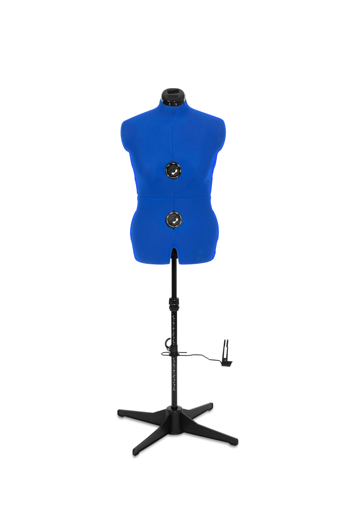 Adjustoform Elizabeth Tailormaid Dress Form with Stand and Base - Blue - Heavy Duty Adjustable Dress Form with 8 part body and 11 adjusters - Dress sizes from 6 to 24