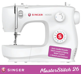 Singer MasterStitch 26 Sewing Machine - with Stitch Length, ZigZag width control and Stretch stitches - Ex Display (B grade may show signs of use or cosmetic marks)