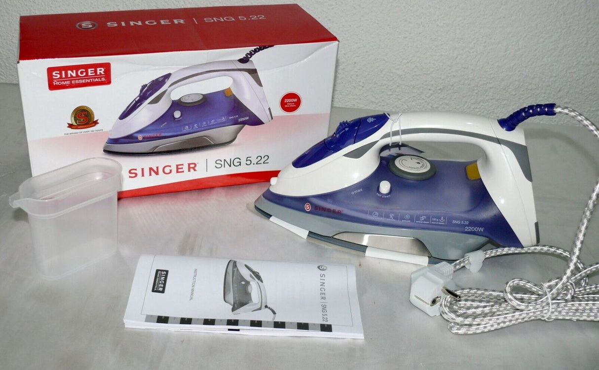 Singer Iron 5.22 (blue, purple or green - colour sent at random)