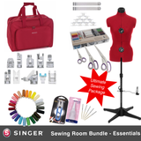 Singer Sewing Room Bundle - Sewing Machine, Mannequin and Accessories - 3 options to choose from