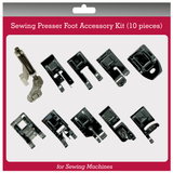 Sewing Presser Foot Accessory Kit by Singer Outlet - 10 piece with over £130 value - Latest 2025 accessories