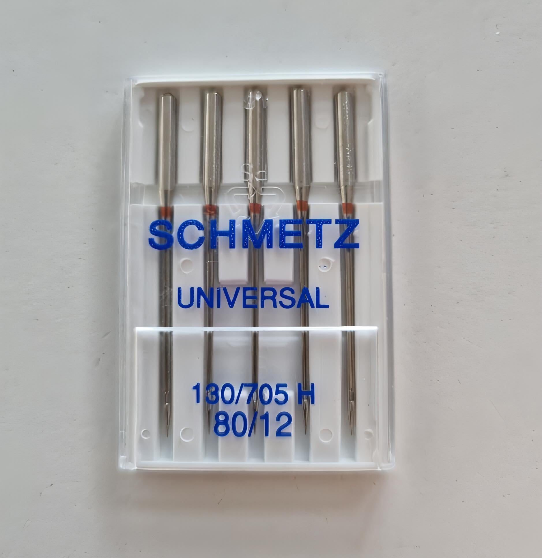 Schmetz Universal Needles 80/12 Light to medium weight - 5 pack