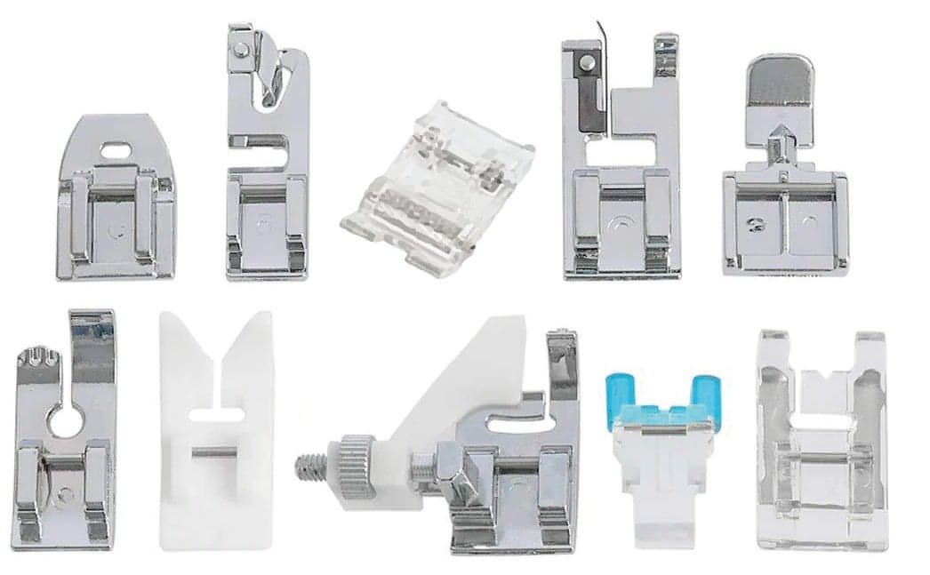 10 piece Deluxe Sewing Presser Foot Accessory Kit