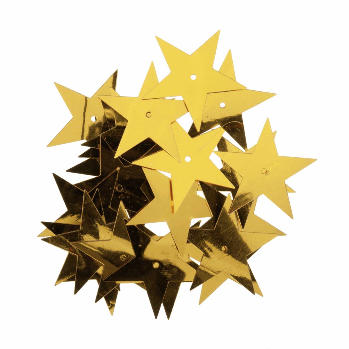 Trimits Large Gold Star Sequins - 28mm (Pack of 23)