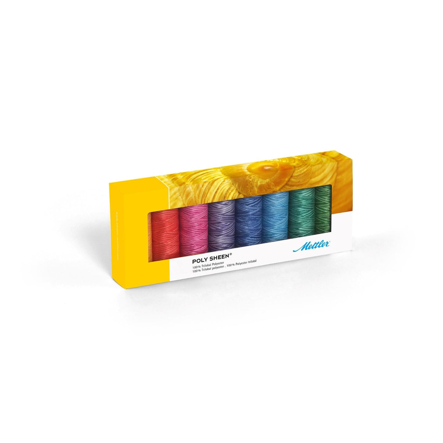 Mettler Poly Sheen Pastels Kit No. 40 200m 8 spools - thread set