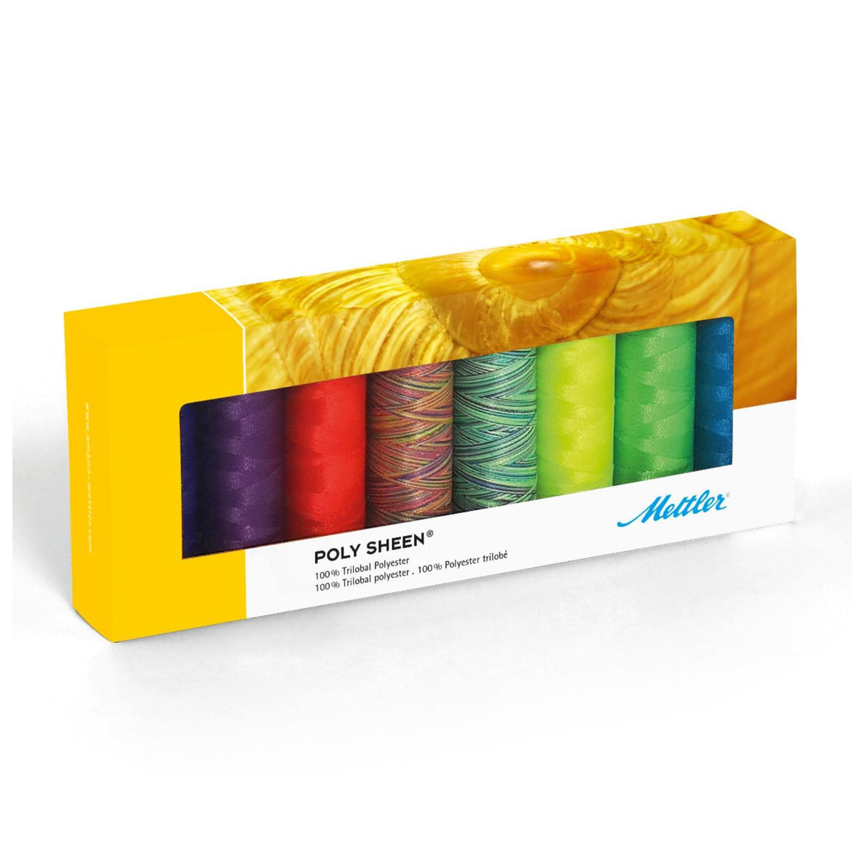 Mettler Poly Sheen Neon Kit No. 40 200m 8 spools - thread set