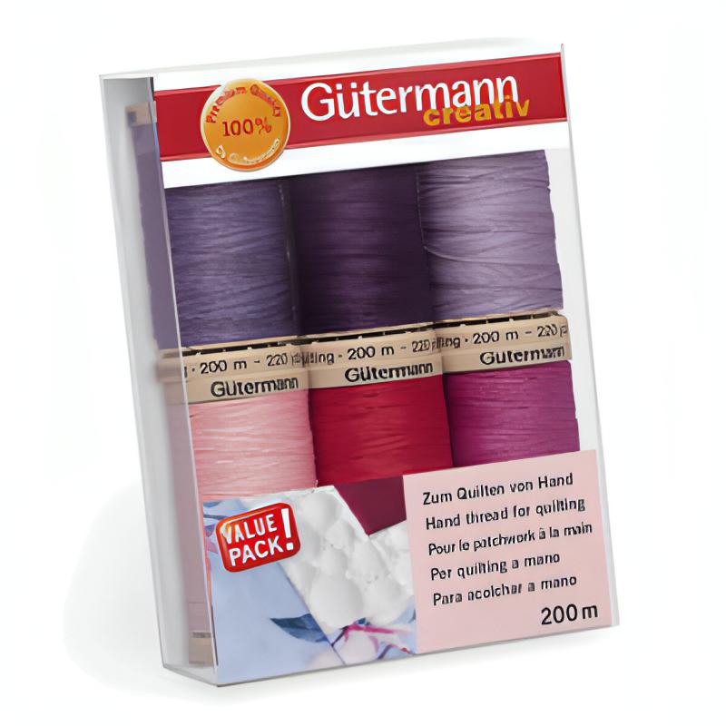 Gutermann Quilting Thread Set - 6 x 200m