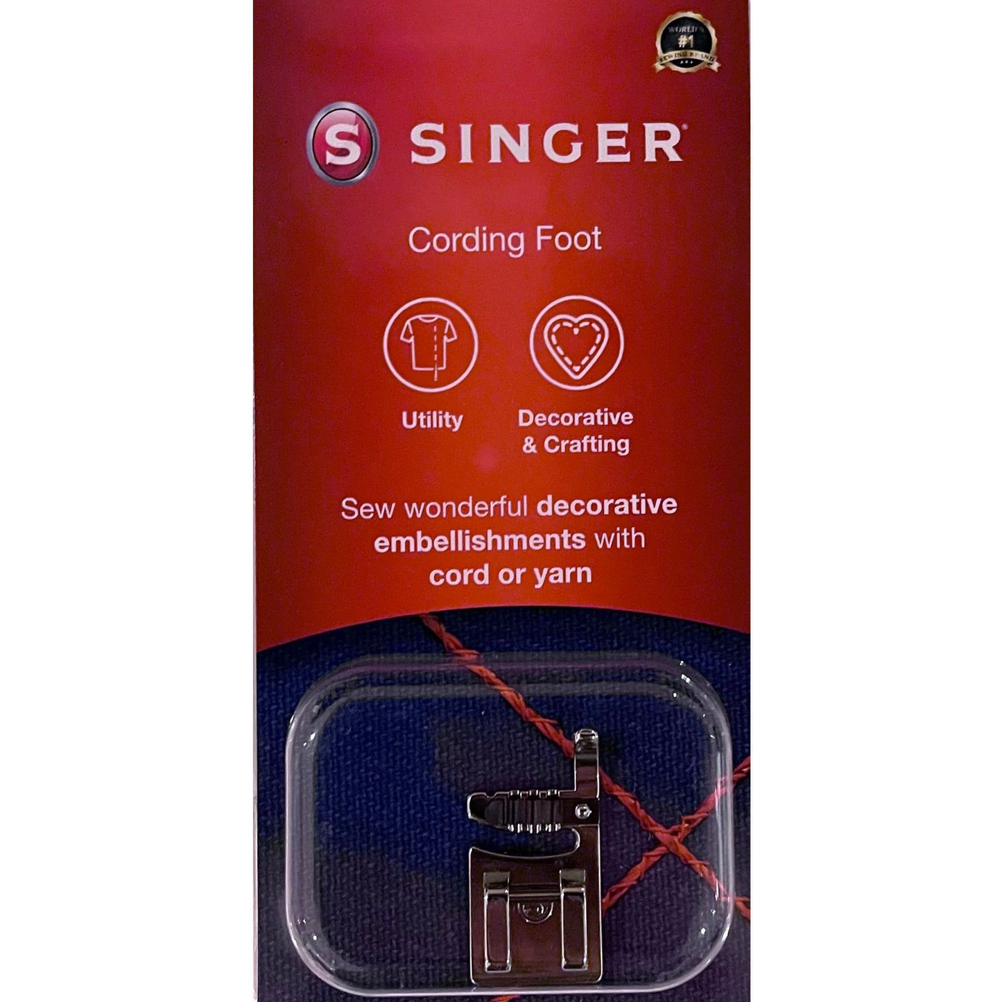 Cording Foot by Singer