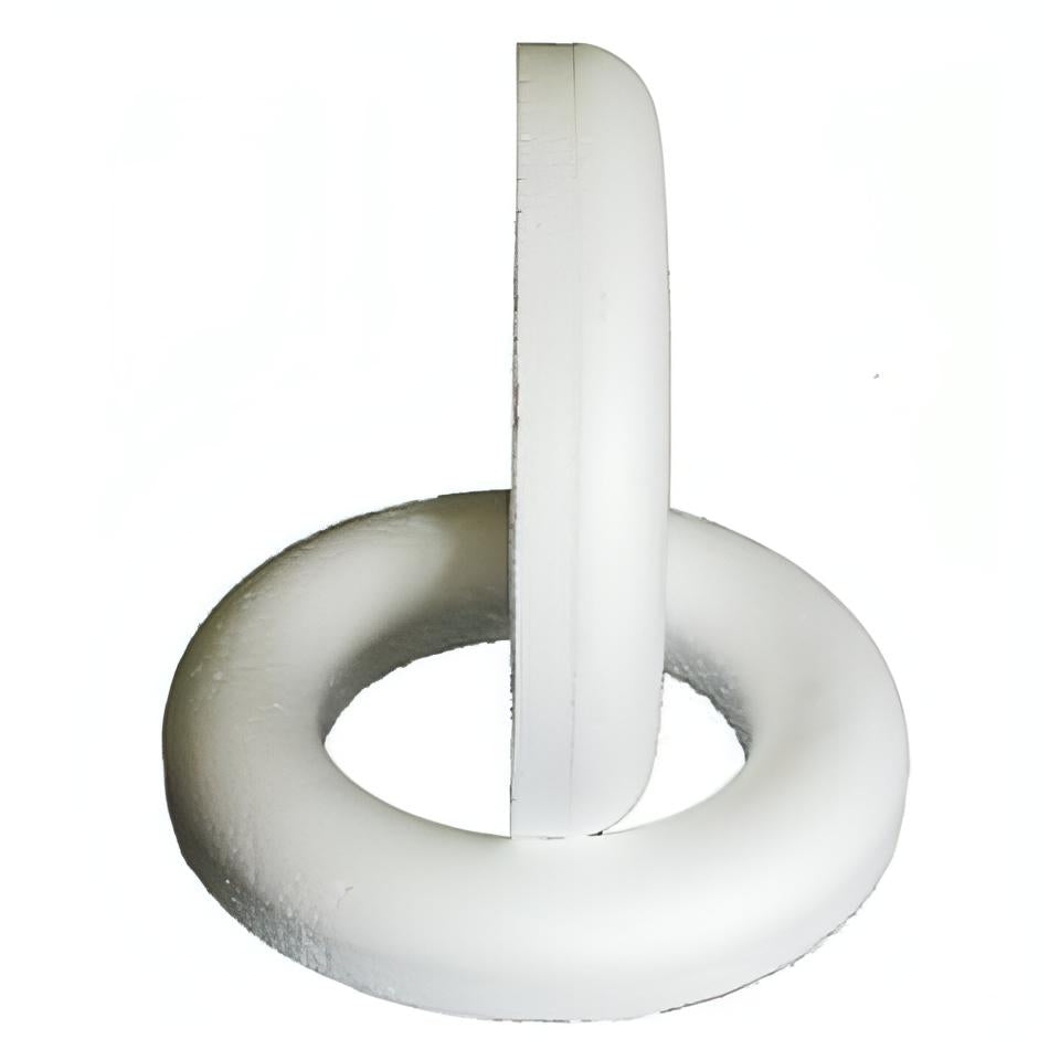 Polystyrene Round 'Half' Ring - 25cm