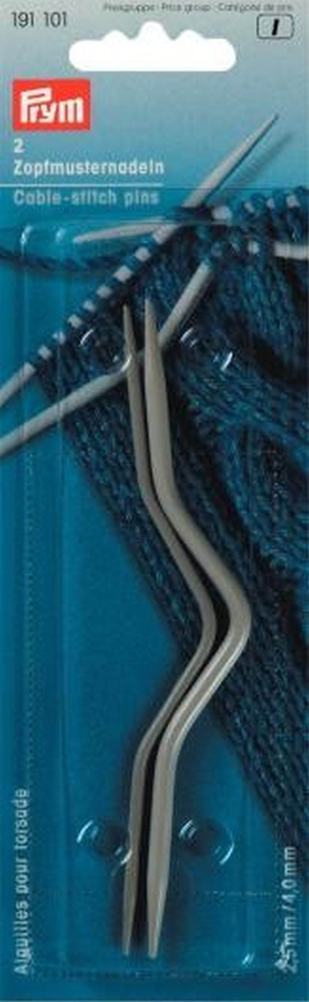 Prym Aluminium Cable Stitch Pins - 2.5mm & 4mm