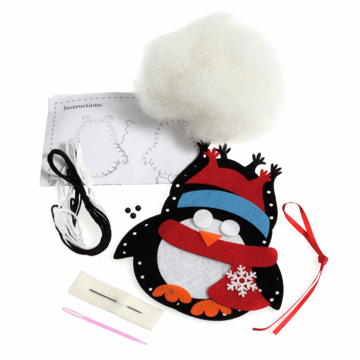 Felt Decoration Kit: Christmas: Penguin