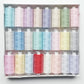 Coats Moon Thread - 24 x Extra large reels - Ideal for Sewing, Overlocking and Quilting - Light / Pastels set