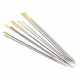 Premium Hand Sewing Needles x 10 Assorted Sizes *Hemline Gold Edition*