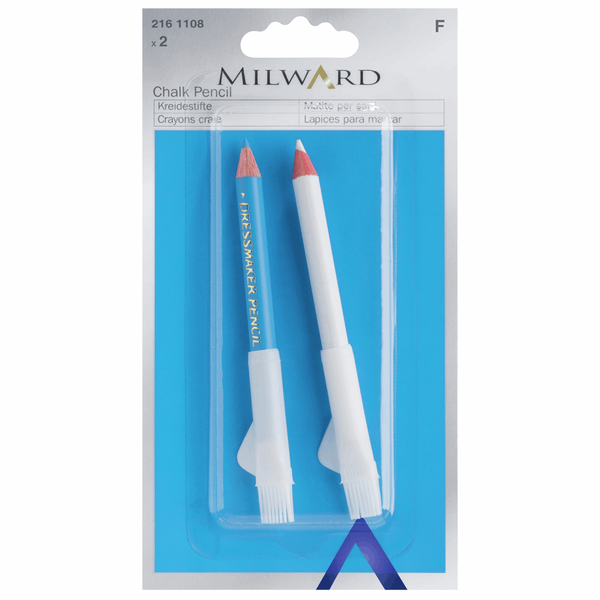 Milward White & Blue Dressmakers Pencils (Pack of 2)