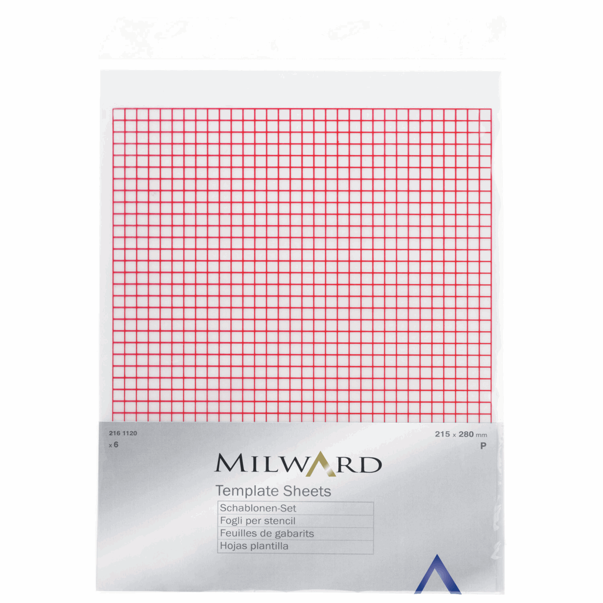 Milward Template Sheets - 21.5 x 28cm (Pack of 6 Sheets)