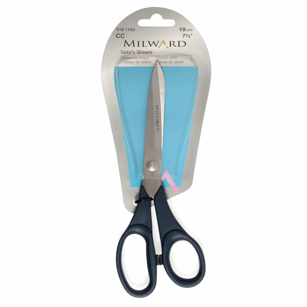 Tailors Shears 19cm Plastic Handle